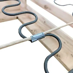 Life Easy Supply Upholstery Saggy Sofa Repair Kit Zig-Zag Spring Paper Wrapped Balance Wire 33ft + 40 Clips