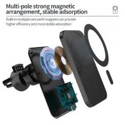 Life Easy Supply For IPhone 12 Series Driving Phone Holder/Stand With 15W Magsafe Style Wireless Charging Other Products