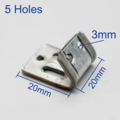 Life Easy Supply 100pcs Upholstery Zig-Zag Spring Clips S Clips DIY Chair & Sofa Spring Repair Clips - With Plastic Sleeve