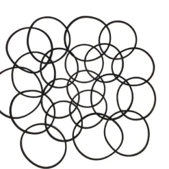 Life Easy Supply 2*2mm 75-100mm Rubber Square Belt For DIY Repair Record Player Walkman CD DVD - 20pcs