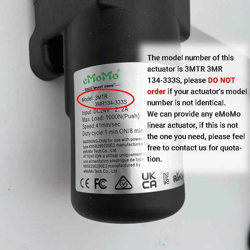 Life Easy Supply EMoMo 3MTR 3MR134-333S Linear Actuator Motor Assembly 4 Life Easy Supply EMoMo 3MTR 3MR134-333S Linear Actuator Motor Assembly