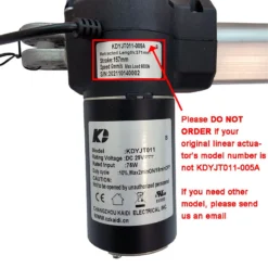 Life Easy Supply KDYJT011-005A Kaidi Linear Actuator For Power Recliner Lift Chair