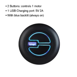 Life Easy Supply Switch & Charger MLSK5-D (LSF) Fixed Switch For Recliner Lift Chair Sofa Couch 2 Button 5pin W/ USB