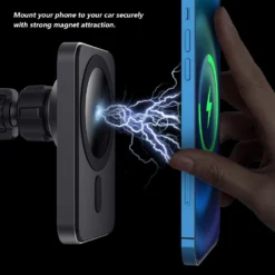 Life Easy Supply Magnetic Car Vent Mount For IPhone 12/Mini/Pro/Pro Max With Wireless Charging Support Magsafe