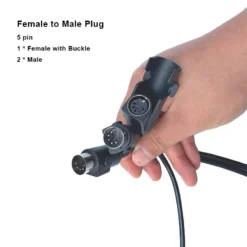 Life Easy Supply 5 Pin Sync Control Y Splitter Cable For Linear Actuators 39inch Remoter To 2 Actuators