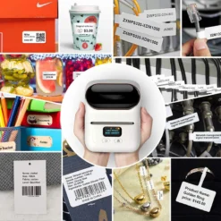 Life Easy Supply M110 Portable Bluetooth Thermal Printer Mini Mobile Sticker Label Maker, QR Barcode Clothing Jewelry Label Printing Machine 18 Life Easy Supply M110 Portable Bluetooth Thermal Printer Mini Mobile Sticker Label Maker, QR Barcode Clothing Jewelry Label Printing Machine