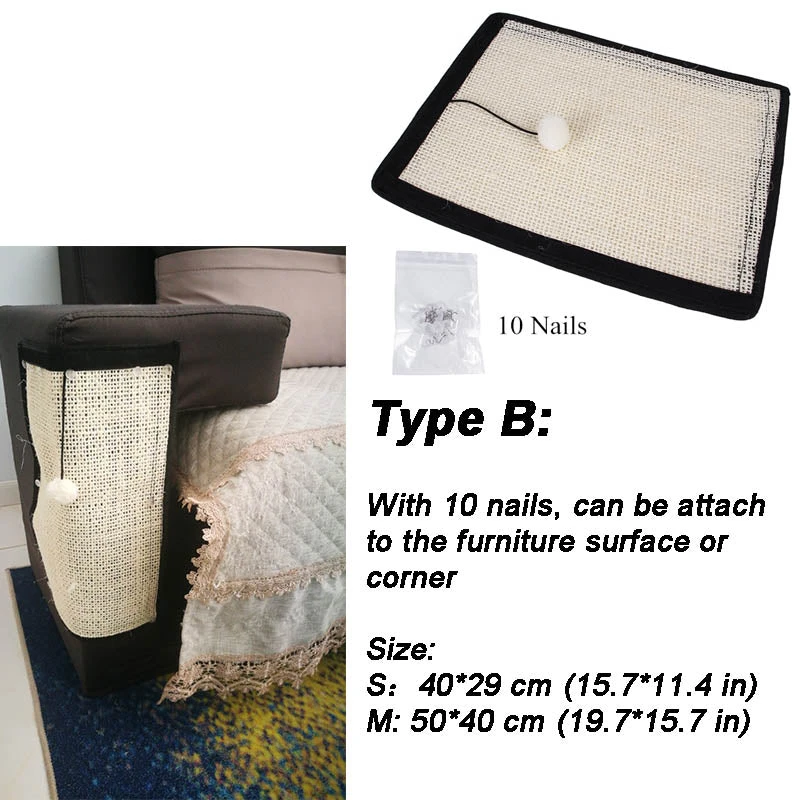 Life Easy Supply Sisal Furniture Cats Scratch Protection Mat - Suitable For Sofa Couch Recliner & More 6 Life Easy Supply Sisal Furniture Cats Scratch Protection Mat - Suitable For Sofa Couch Recliner & More