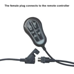 Life Easy Supply 5 Pin Sync Control Y Splitter Cable For Linear Actuators 39inch Remoter To 2 Actuators