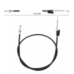 Life Easy Supply Switch & Charger Universal Replacement Release Pull Handle & Cable Set For Sofa Recliner Couch Chair 38'' Aluminum Alloy