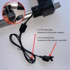 Life Easy Supply KDFSJ-190-5-1 Kaidi Linear Actuator For Power Recliner Lift Chair
