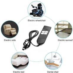 Life Easy Supply Universal 4 Buttons 5 Pin Remote Controller For Lift Chair Sofa Power Recliner 23 Life Easy Supply Universal 4 Buttons 5 Pin Remote Controller For Lift Chair Sofa Power Recliner
