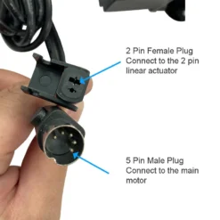 Life Easy Supply Switch & Charger EMoMo HX90TU2 8 Button Switch For Recliner Lift Chair With USB Type C Charger