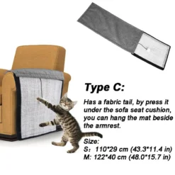 Life Easy Supply Sisal Furniture Cats Scratch Protection Mat - Suitable For Sofa Couch Recliner & More 13 Life Easy Supply Sisal Furniture Cats Scratch Protection Mat - Suitable For Sofa Couch Recliner & More