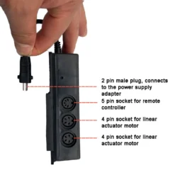 Life Easy Supply Wire/Wireless Control System For 2 Motor Power Recliners 13 Life Easy Supply Wire/Wireless Control System For 2 Motor Power Recliners