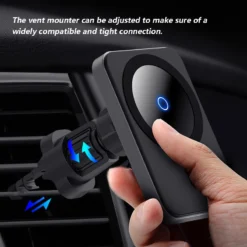 Life Easy Supply Magnetic Car Vent Mount For IPhone 12/Mini/Pro/Pro Max With Wireless Charging Support Magsafe