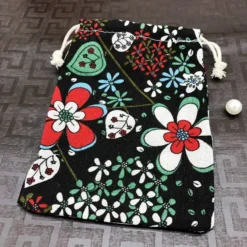 Life Easy Supply Other Products 8Pcs Drawstring Linen Storage Bag Beam Bag For Small Items Like Gifts Jewelry Cosmetic Electronics Coins