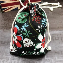 Life Easy Supply Other Products 8Pcs Drawstring Linen Storage Bag Beam Bag For Small Items Like Gifts Jewelry Cosmetic Electronics Coins