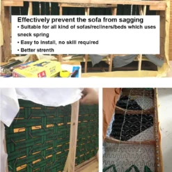 Life Easy Supply 5 Pcs Sofa Tension Spring Balance Hook For Preventing/repairing Sofa Sagging