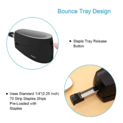 Life Easy Supply 25 Sheets Electric Stapler Paper Documents Electric Stapler Gun Fits 26/4 24/4 Staples 12 Life Easy Supply 25 Sheets Electric Stapler Paper Documents Electric Stapler Gun Fits 26/4 24/4 Staples