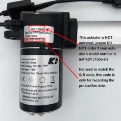 Life Easy Supply Kaidi KDYJT006-63 Linear Actuator Motor Assembly