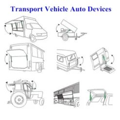 Life Easy Supply Linear Actuator Wireless Remote Controller Set 12/24V Suitable For Recliner, Garage Door, Medical Chair/beds, Salon Chair Etc
